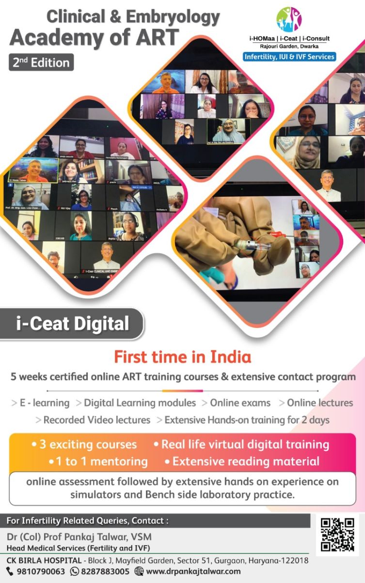 5 weeks certified online digital course with extensive contact program for two days