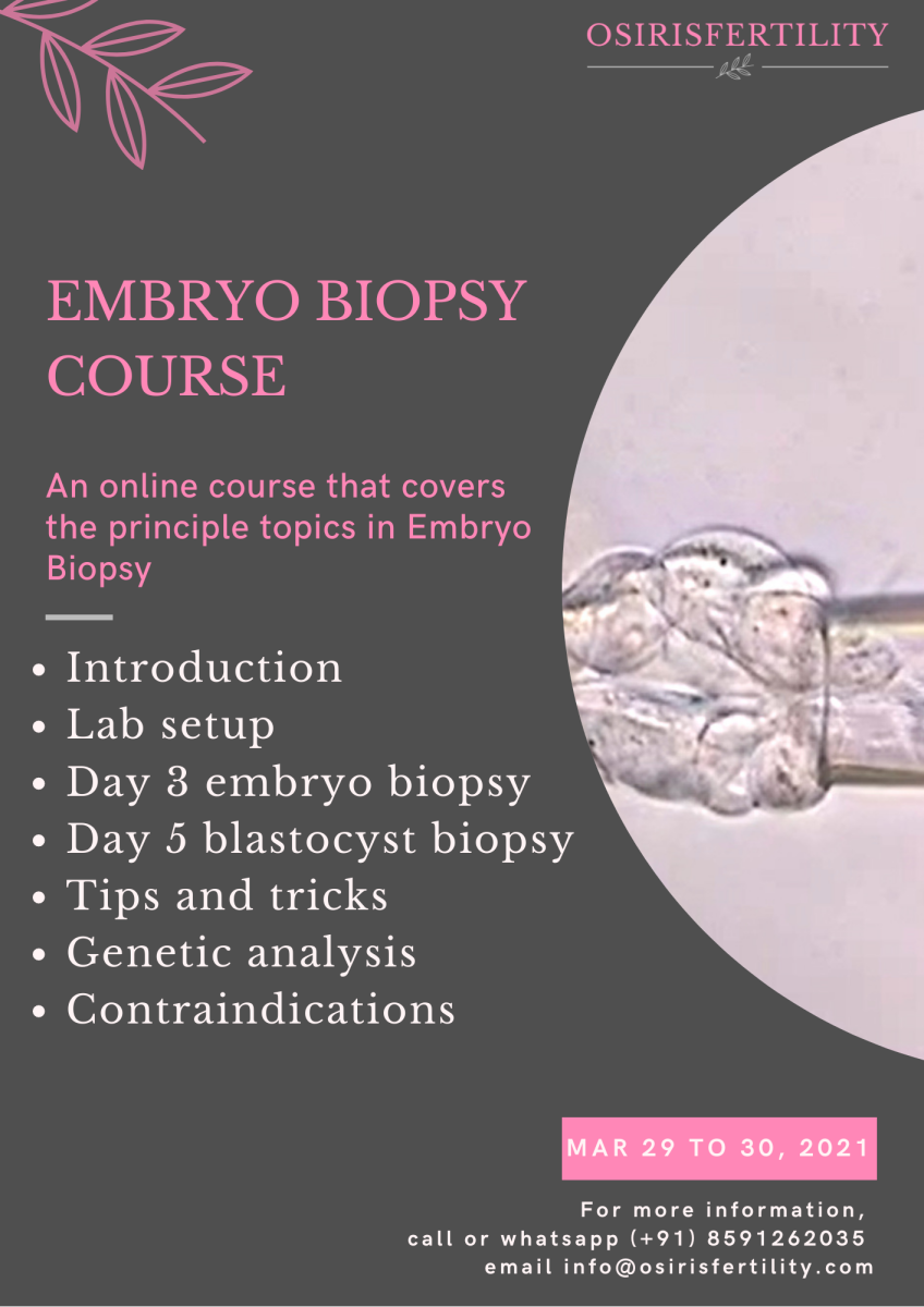 Embryo Biopsy Course