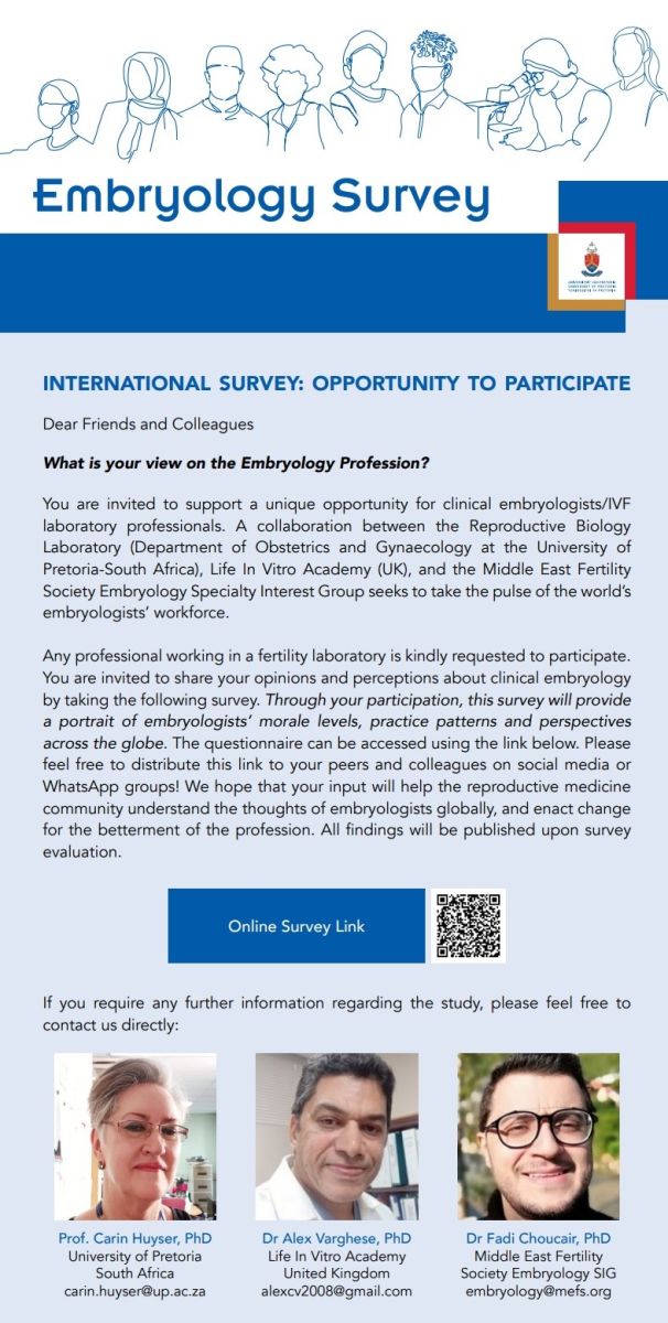 Global Survey-Clinical embryology practice patterns, challenges, career plans, and perspectives’