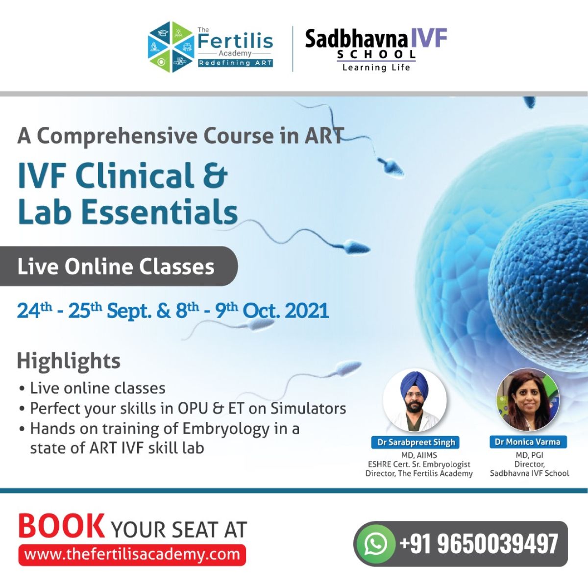 IVF Clinical and Lab Essentials: A Comprehensive Course