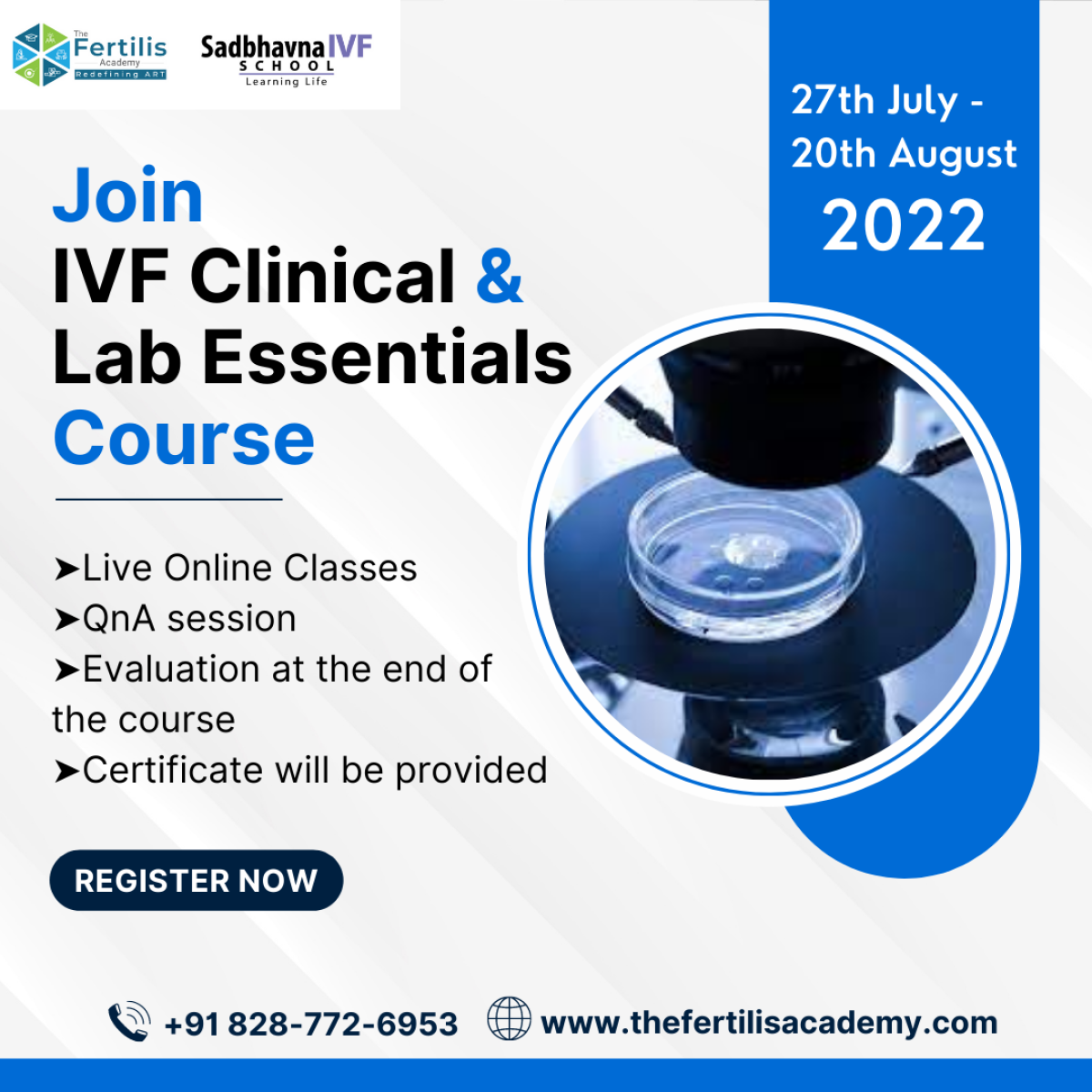IVF Clinical and Lab Essentials: A Comprehensive Course