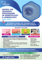 HANDS-ON TRAINING PROGRAMME IN EMBRYOLOGY & ANDROLOGY