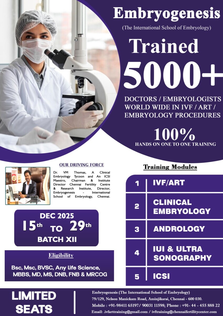 ART & Embryology training program