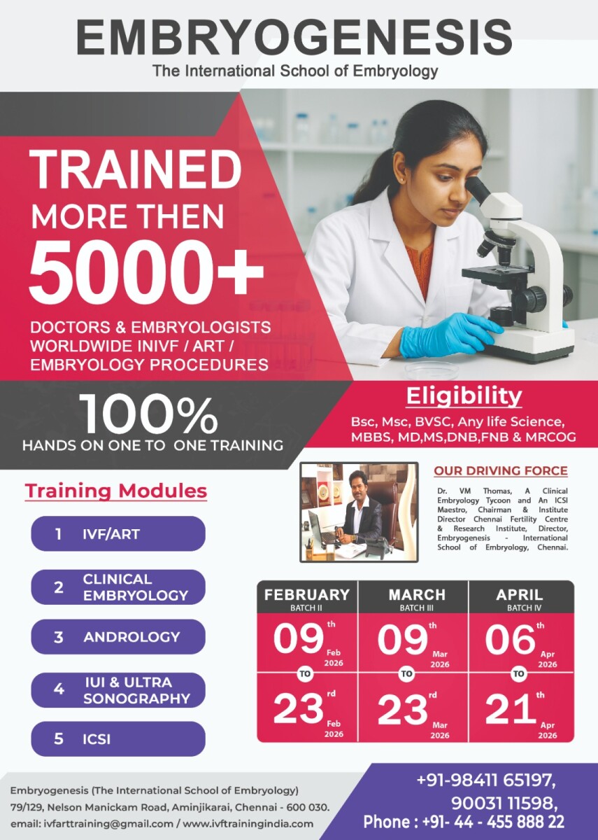 ART & Embryology training program