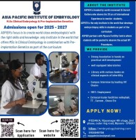 Admission Open 2025 for MSc ( Clinical Embryology & Pre Implantation Genetics